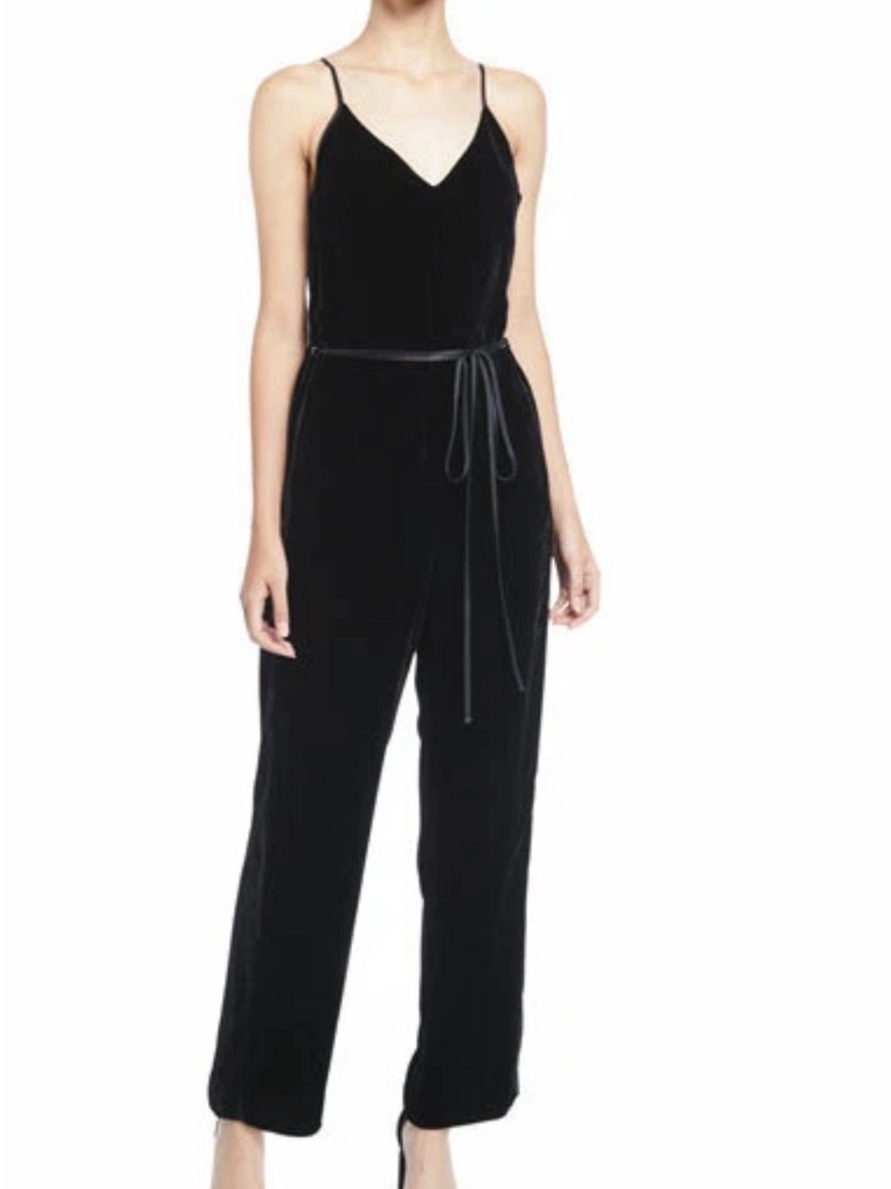 🥰$10hift🦊Sexy comfortable Rag & Bone Silk Velvet Jumpsuit(price tag been removed